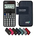 Produktbild: Casio fx-87DE CW ClassWiz inkl. WYNGS Schutztasche Blau - Wissenschaftlicher Taschenrechner - Basic Set