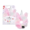 Produktbild: invisibobble Kids Scrunchie Unicorn, Bunter Einhorn & Süßigkeiten-Design, Plüsch Haargummi, Sanft & Starker Halt für Mädchen, 1 Stück