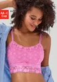 Produktbild: Vivance Bralette-BH Anisa aus blumiger Spitze in leichter Longform, sexy Dessous