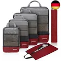 Produktbild: Prezon Komprimierbaren Packwürfeln mit Reiseschuhtasche und Wäschesack, E
