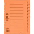 Produktbild: DONAU Trennblätter 8610001-12, A4, orange, 250g/m² Karton, 100 Stück