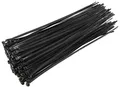 Produktbild: Kabelbinder 300 x 4,8mm 100 Stück Wetterfest UV beständig Hohe Zugfestigkeit Schwarz