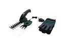 Produktbild: Akku-Grascahere Bosch Isio 3,6V Klinge 12 cm Handschuhe XL