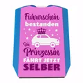 Produktbild: Prinzessin Parkscheibe mit Spruch Führerschein bestanden