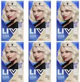Produktbild: 6x Schwarzkopf Live Intense Colour Permanente Haarfarbe *B11 Frosty Blonde*