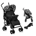 Produktbild: LIONELO Elia Buggy Klein Zusammenklappbar Kinderwagen Bis 15 Kg, Rücken Und Fußstützenverstellung Hinterradbremse, Moskitonetz, Einkaufskorb