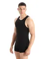 Produktbild: Icebreaker Herren Funktionsunterwäsche Anatomica Tank, Black/Monsoon, L, 103034001L
