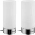 Produktbild: Tischlampe 2er Set Nachttischlampe Design Tischleuchte Touch 3 Helligkeitsstufen Wohnzimmerlampe Leuchte 2er Set Golau - Monzana