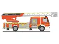 Produktbild: RIETZE 71626 - Magirus DLK Atego ´19 Feuerwehr Pinneberg - 1:87