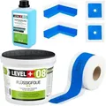 Produktbild: LEVEL+ Dichtset für Duschabdichtung Bad Dichtband Flüssigfolie 7kg SET302