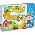 Produktbild: Jumbo Goula 53176 - Puzzle XXL, Bauernhof, 18 Teile (18 Teile) (53176)