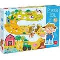 Produktbild: Goula Puzzle 53176 XXL Bauernhof, 18 Teile, ab 2 Jahre