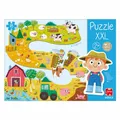 Produktbild: Jumbo Spiele GOULA XXL-Puzzle Bauernhof Kinderpuzzle Legespiel Kinder Puzzles