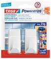 Produktbild: tesa Powerstrips Haken LARGE Rechteck weiß 2 Haken und 4 Strips