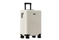 Produktbild: FEYNSINN Koffer Hartschale Handgepäck Carry-On Trolley RYKER in beige, Trolley Reisekoffer 4 Rollen, Handgepäck Koffer, Hartschale