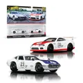 Produktbild: Hot Wheels Premium Car Culture 2er-Pack Fahrzeuge im Maßstab 1:64, Einzigartige Zusammenstellungen, Real-Riders-Reifen, Metall-/Metall-Karosserie, Spielzeug für Sammler, JBL03
