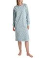 Produktbild: CALIDA Midnight Love Langarm-Nachthemd Damen, Länge 110cm, aus 100% Dicker Baumwolle
