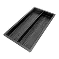 Produktbild: @tec Betonform Schalungsform Gießform für Beton, Gips, Zement Palisade-Diele Holzmuster für Haus und Garten 80x43x4,5 cm