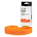 Produktbild: BLACKROLL® SUPER Band (104 cm), Gymnastikband zur Kräftigung der Muskeln, Widerstandsband aus hautfreundlichen Textilien, waschbares Fitnessband, Leichter Widerstand (3,8 kg), Made in Germany, Orange