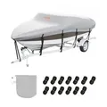 Produktbild: VEVOR Bootspersenning Abdeckplane Bootsplane, 518_579 cm Persenning Schlauchboot 600D Oxford-Gewebe Bootspersenning Abdeckung mit