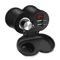 Produktbild: Bordsteckdose Motorrad Tourtecs ZA1 + Zigarettenanzünder + dual USB-Port