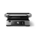 Produktbild: Philips HD6301/90 Elektrogrill mit Deckel 2200 W Schwarz Aluminium 25,7x29 cm