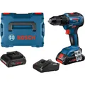 Produktbild: Bosch GSR 18V-55 Professional Akku-Bohrschrauber blau/schwarz L-BOXX, 2x Akku