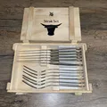 Produktbild: WMF Steakbesteck 12-tlg., Steak Set Für 6 Personen, Steakmesser Set (B1H)