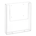 Produktbild: DIN A4 Wandprospekthalter mit Bohrlöchern/Prospekthalter/Flyerhalter/Wandmontage/Transparent - Zeigis®