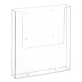Produktbild: DIN A4 Wandprospekthalter mit Bohrlöchern / Flyerhalter / Transparent