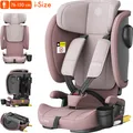 Produktbild: Daliya® JOYMAX i-Size Kindersitz, ISOFIX, Top Tether mit Warnmelder, für Kinder 76-150 cm, ab 15 Monaten, 9-36 kg, Autokindersitz, Autositz verstellbare Kopfstütze und Rückenlehne, 5-Punkt-Gurt, ECE R129/03, Rosa