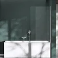 Produktbild: Mai & Mai Duschwand für Badewanne Sicherheitsglas mit NANO-Versiegelung Duschabtrennung Badewannen-Aufsatz 80x140cm Duschwand Cortona201