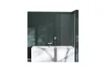 Produktbild: Mai & Mai Badewannenaufsatz Duschwand für Badewanne Badewannenfaltwand ESG GLAS NANO C201