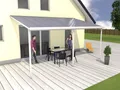 Produktbild: Gutta Terrassenüberdachung Basic 546x306cm weiß