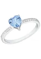 Produktbild: Amor Fingerring Aquamarine, mit Zirkonia (synth)