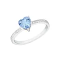 Produktbild: Amor Ring 925 Sterling Silber Damen Ringe, mit Zirkonia synth., Silber, Herz, Kommt in Schmuck Geschenk Box, 2035680