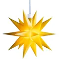 Produktbild: STERNTALER Stern 18 Zacken gelb 12 cm Batteriefach innen/außen