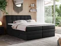 Produktbild: MKS MÖBEL Boxspringbett GOLD 10 KING (Set, zwei Bonell-Matratzen, zwei Multipocket-Matratzen, Topper T25/Visco), Polsterbett mit Bettkasten und fünf Matratzen - Stauraumbett