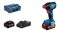 Produktbild: Bosch Professional 18V System Akku Drehschlagschrauber GDX 18V-210 C (max. Drehmoment 210 Nm, inkl. 2x Akku GBA 18V 5.0Ah, Schnellladegerät GAL 18V-40, L-BOXX)