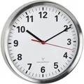 Produktbild: TFA Dostmann 60.3529.02 Funk Wanduhr 22 cm x 4.5 cm Aluminium Leisegang-Uhrwerk,