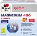 Produktbild: Doppelherz Magnesium 400 Citrat system G 60 St