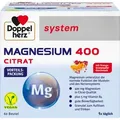 Produktbild: Doppelherz Magnesium 400 Citrat system, 60 St. Beutel