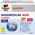 Produktbild: Doppelherz Magnesium 400 Citrat system, 60 St. Beutel 16622146