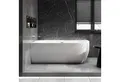 Produktbild: Bernstein Badewanne LENA CORNER, Eckbadewanne Einbau links 170x75x60 cm Weiß glänzend