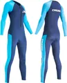 Produktbild: Cressi Wahoo Lady Monopiece Wetsuit Blue/Azure 2mm XL/5-Einteiliger Neoprenanzug Damen aus 1,5/2 mm Soft Neopren Elastan zum Schnorcheln, Schwimmen Aktivitäten im Wasser, Blau/Azurblau, XL/5