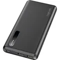 Produktbild: LogiLink Powerbank PA0311 schwarz, 8000 mAh, 2x USB-A, 2-in-1-Kabel (8000 mAh, 12 W, 29.60 Wh) (PA0311)