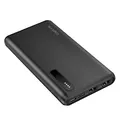 Produktbild: LOGILINK Powerbank PA0311 schwarz, 8000 mAh, 2x USB-A, 2-in-1-Kabel