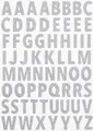 Produktbild: HobbyFun Sticker Buchstaben, (64-tlg), Glitzer 64 Stück