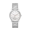 Produktbild: DKNY Damenuhren Soho, Dreizeigeruhrwerk, 34mm Silbernes Edelstahlgehäuse mit Edelstahlarmband, NY2620