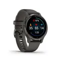 Produktbild: Garmin Venu 2S – schlanke GPS-Fitness-Smartwatch mit ultrascharfem 1,1“ AMOLED-Touchdisplay, Gesundheitsfunktionen, über 25 vorinstallierten Sport-Apps, GarminMusic & GarminPay